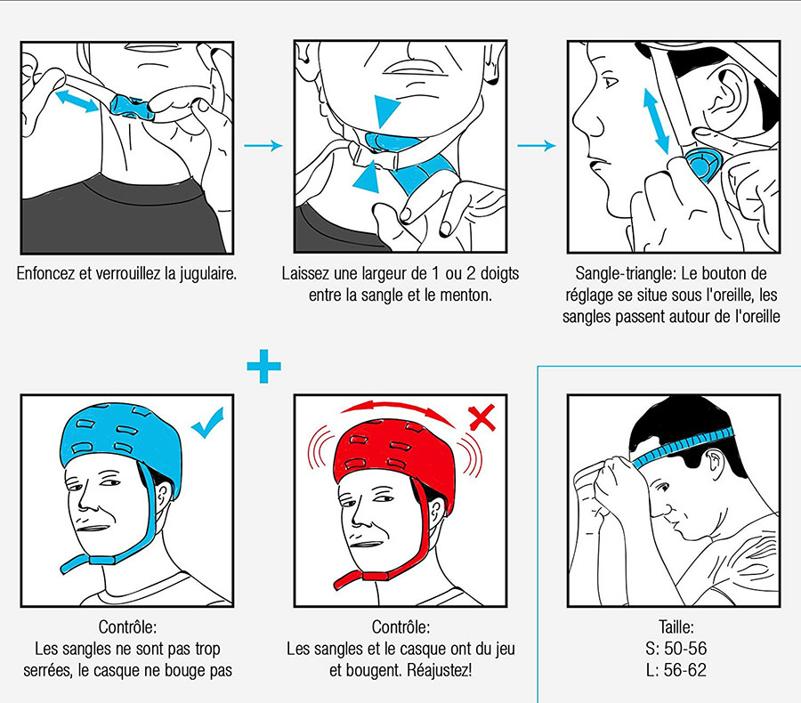 Ajuster une casque pour le skateboard ou longboard électrique