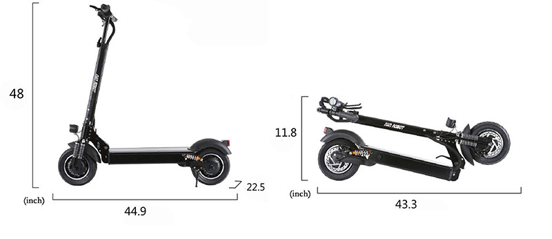 NANROBOT D4 + 2000 W Adulte Trottinette électrique