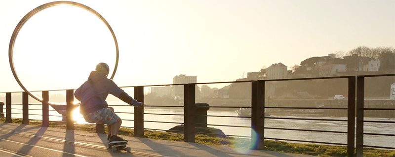 RIVERSON un skateboard électrique Made In France