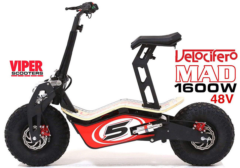 TROTTINETTE ELECTRIQUE ROAD VELOCIFERO 1600w LITHIUM EWS