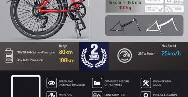 Avis et Comparatif Legend Ebikes Siena Vélo Électrique Pliant de Ville