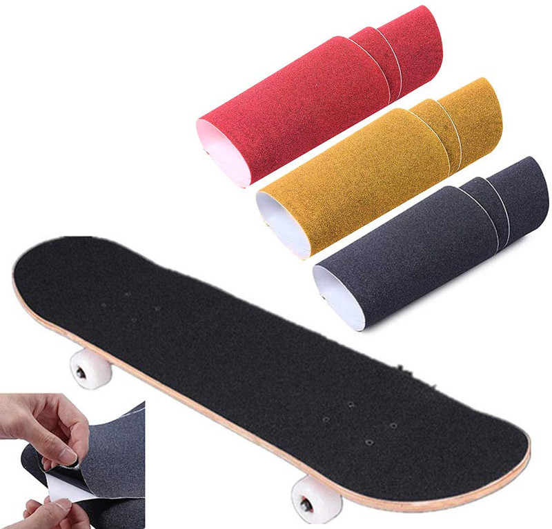 Bande antidérapante Sable papier Skateboard Skate Skating Scooter Autocollant Longboarding Rycnet