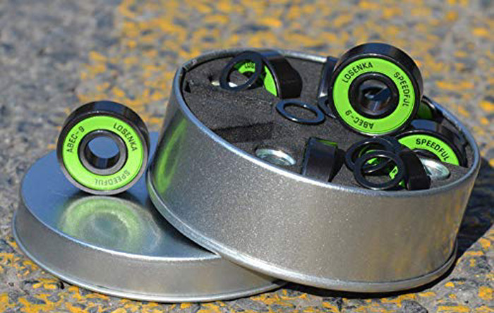 100 mm Arc-en-bois touche Skateboard Roulement Roues Camions Vis à noix 