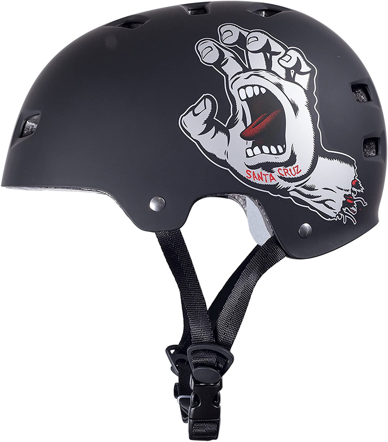 BULLET Santa Cruz Screaming Hand Casque de Protection Mixte