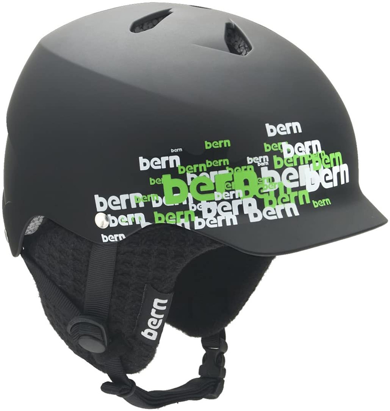 Bern Watts EPS Black Knit BW10-M5EK Casque Homme en EPS