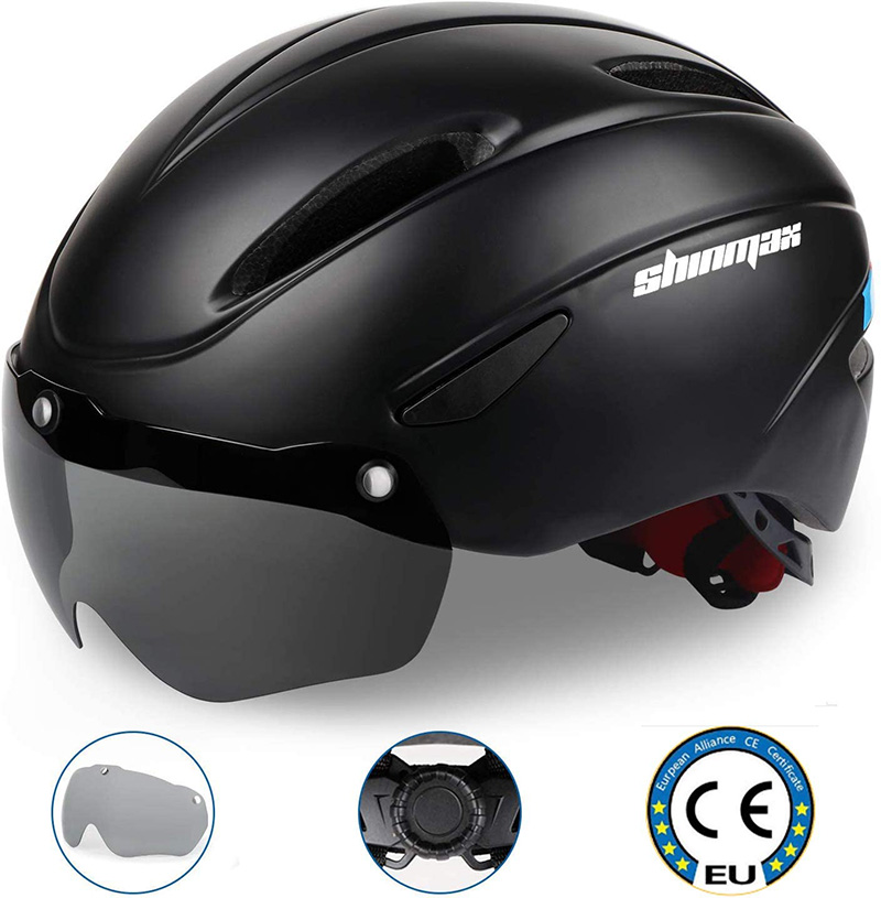 Avis KINGLEAD Casque de Vélo Unisexe de Réglable Casque VTT avec Visière