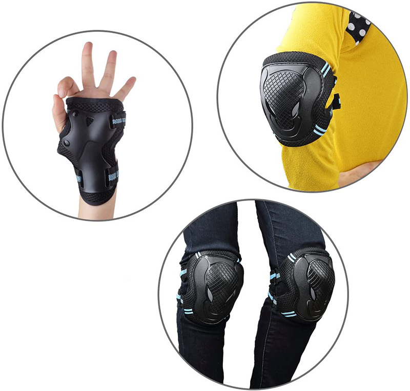 SelfLove Casque de Kit de Protections 6 pièces