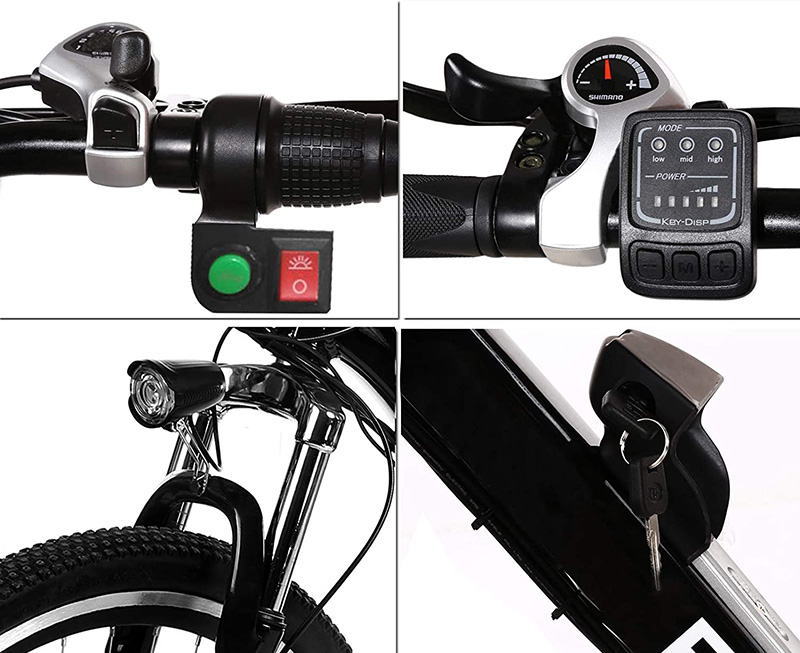 Velo electrique pas cher Bunao Vélo électrique pour vélo de Montagne électrique