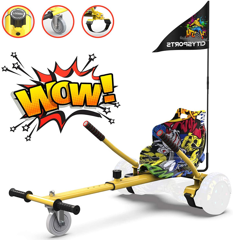 RCB Hoverkart pour Hoverboard Accessoires pour Gyropode Auto-équilibré Gokart