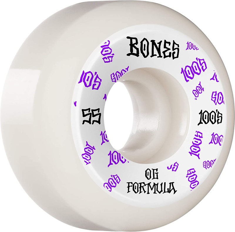 Test - Bones Roues de Skate (Jeu de 4) 100’s 55mm