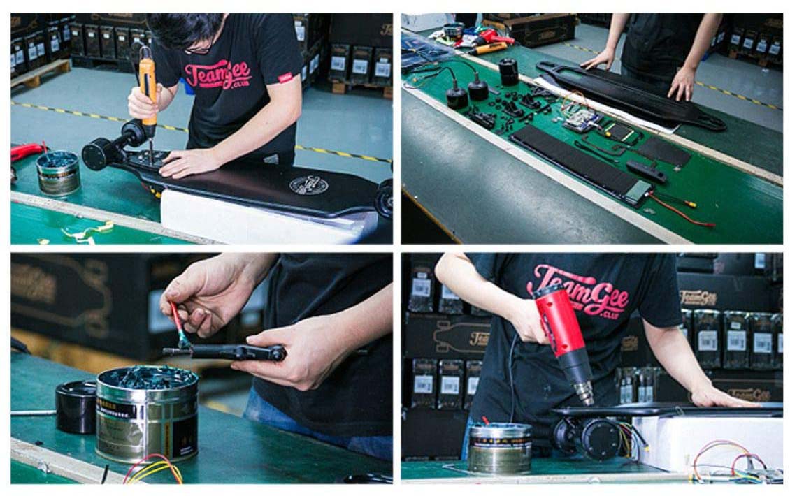 test complet du longboard électrique Teamgee H20 Skateboard électrique