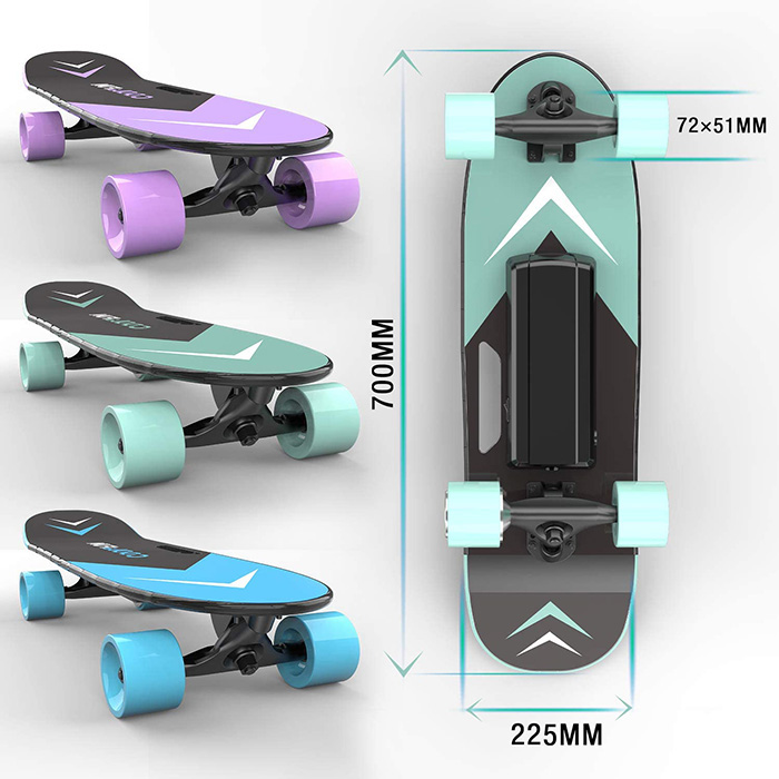 test du Skateboard électrique HITWAY