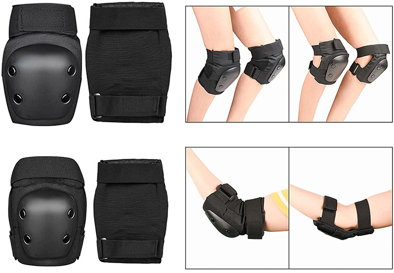 avis FUCNEN Ensemble de Protections de Sport avec coudières, protège-Poignets, genouillères et Casque