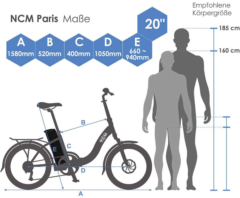 avis - NCM Paris Vélo électrique Pliant 20