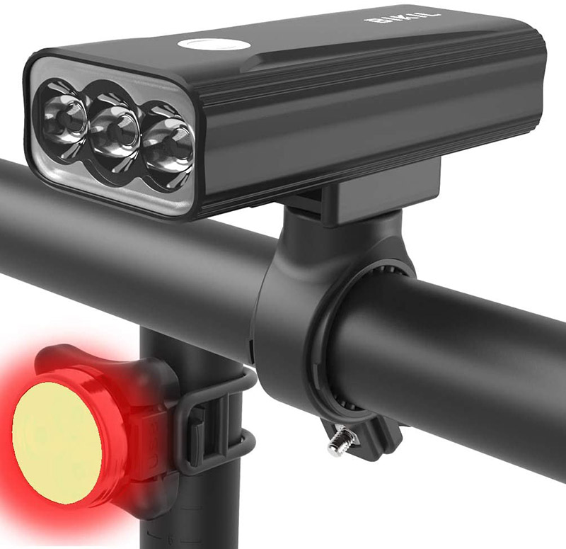 test BIKIL Lumiere Velo 6400mah Lampe Velo 2400 Lumens