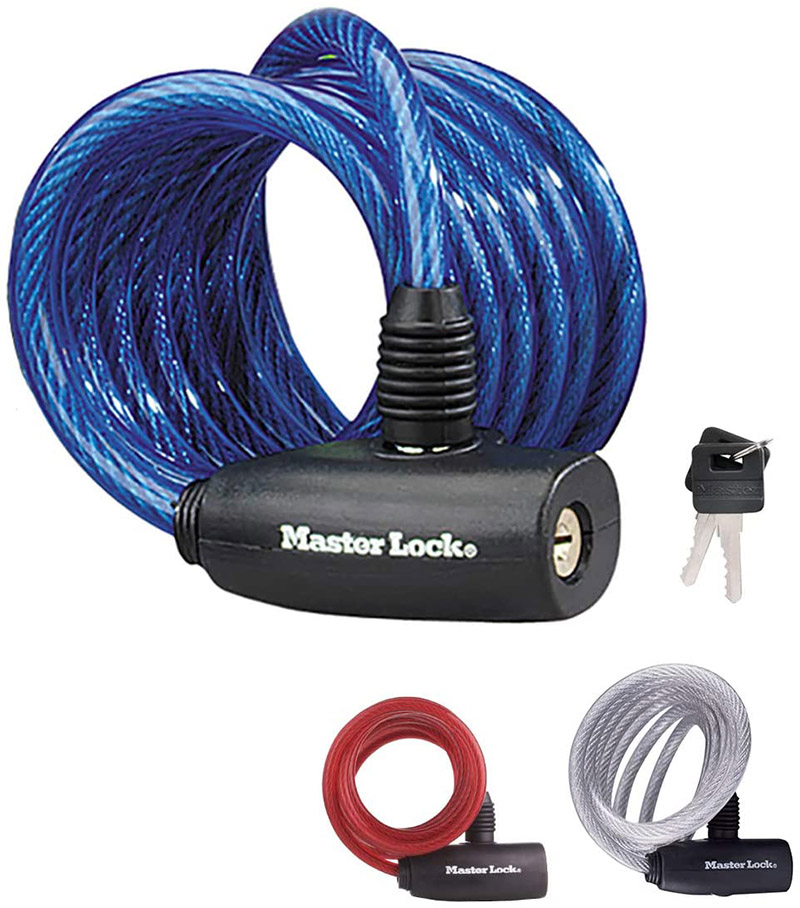 test MASTER LOCK Cable Antivol Vélo 8127EURDPRO